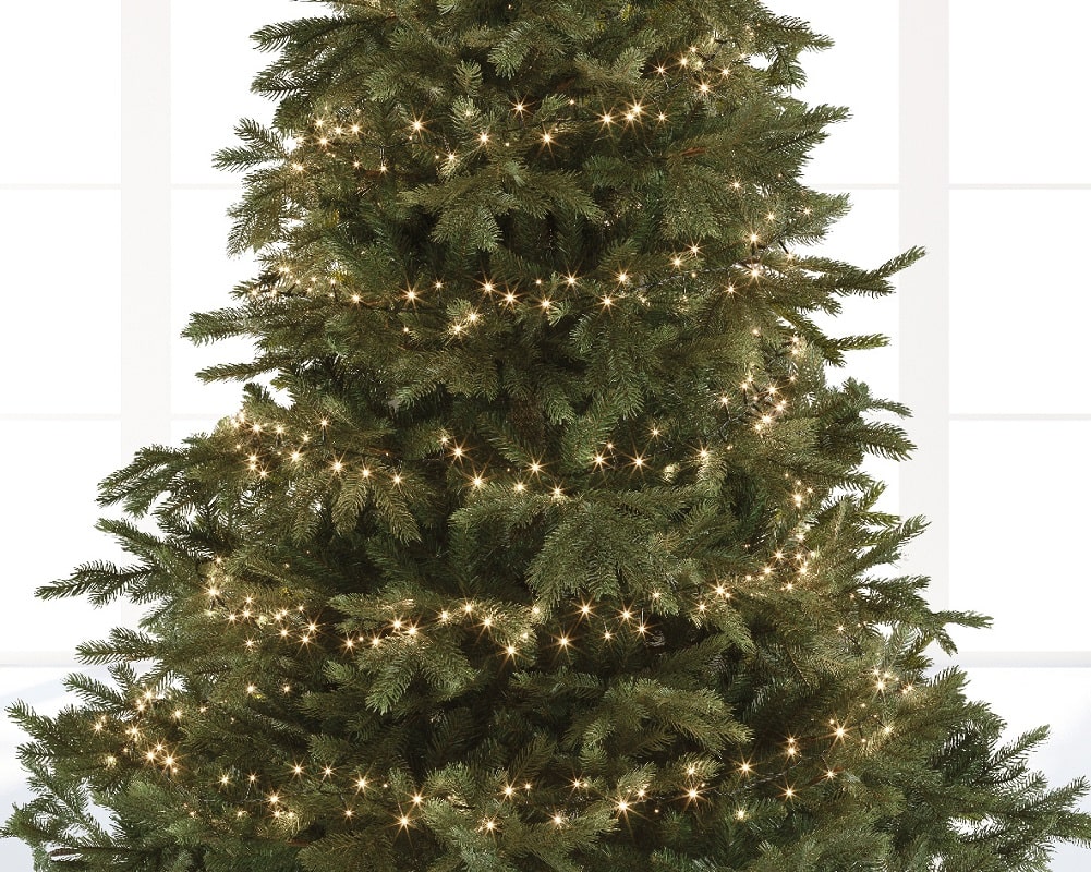 Lichterkette COMPACT 1500 LED 34 m klassisch warm, grünes Kabel