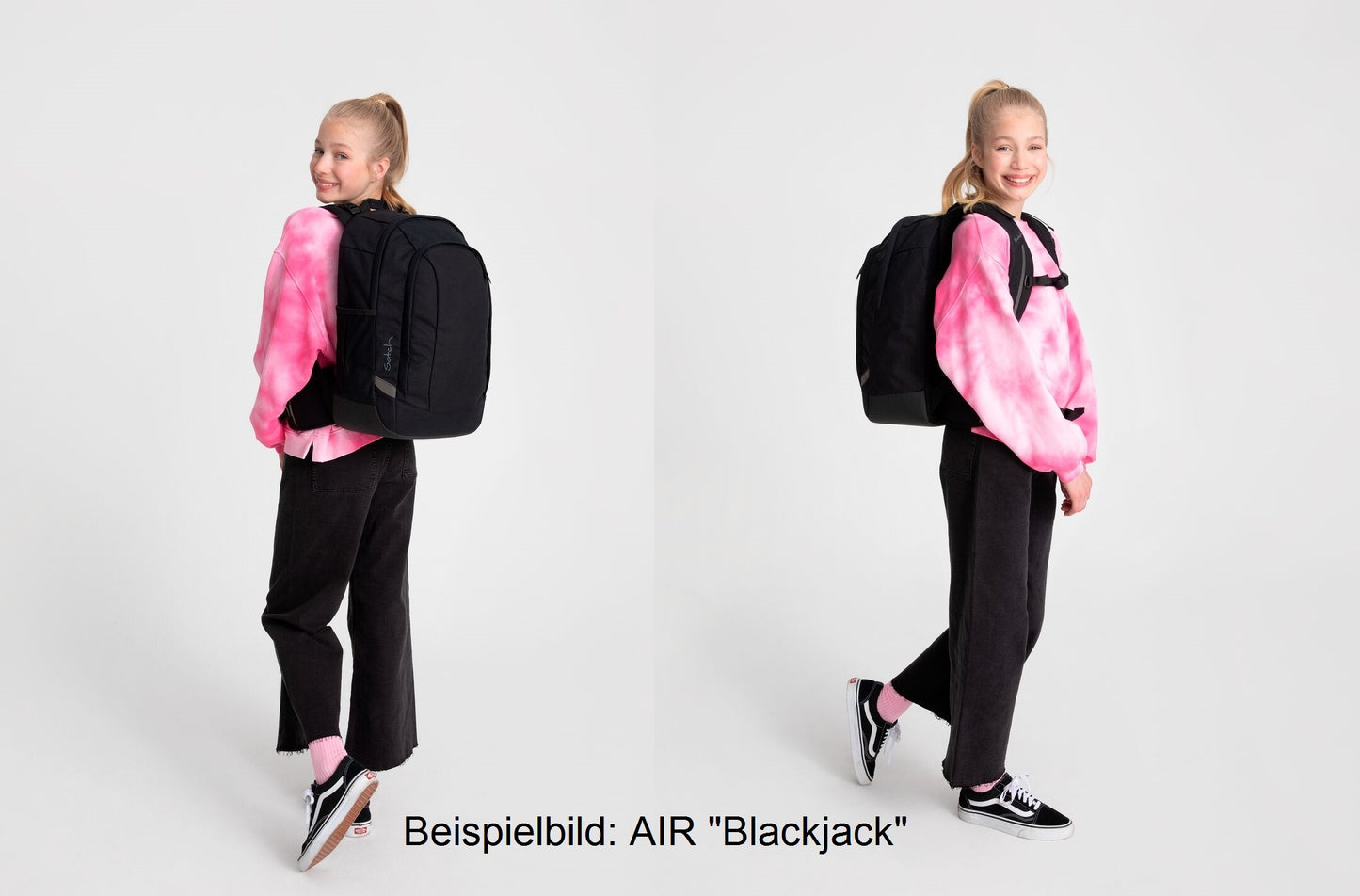 Schulrucksack-Set AIR Seismic Pink 2-teilig