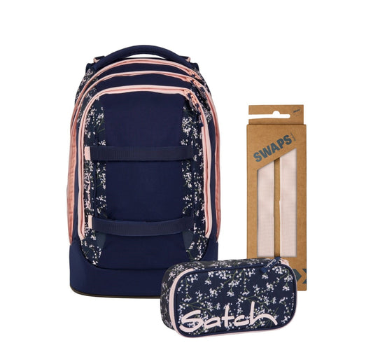 Schulrucksack-Set PACK Bloomy Breeze 3-teilig