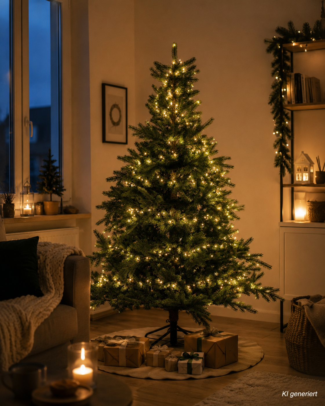Lichterkette COMPACT 350 LED 7,5 m, Soft Gold, grünes Kabel