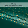 B-Ware Lichterkette COMPACT 1000 LED 22,5 m, 2-farbig: warm weiß/klassisch warm