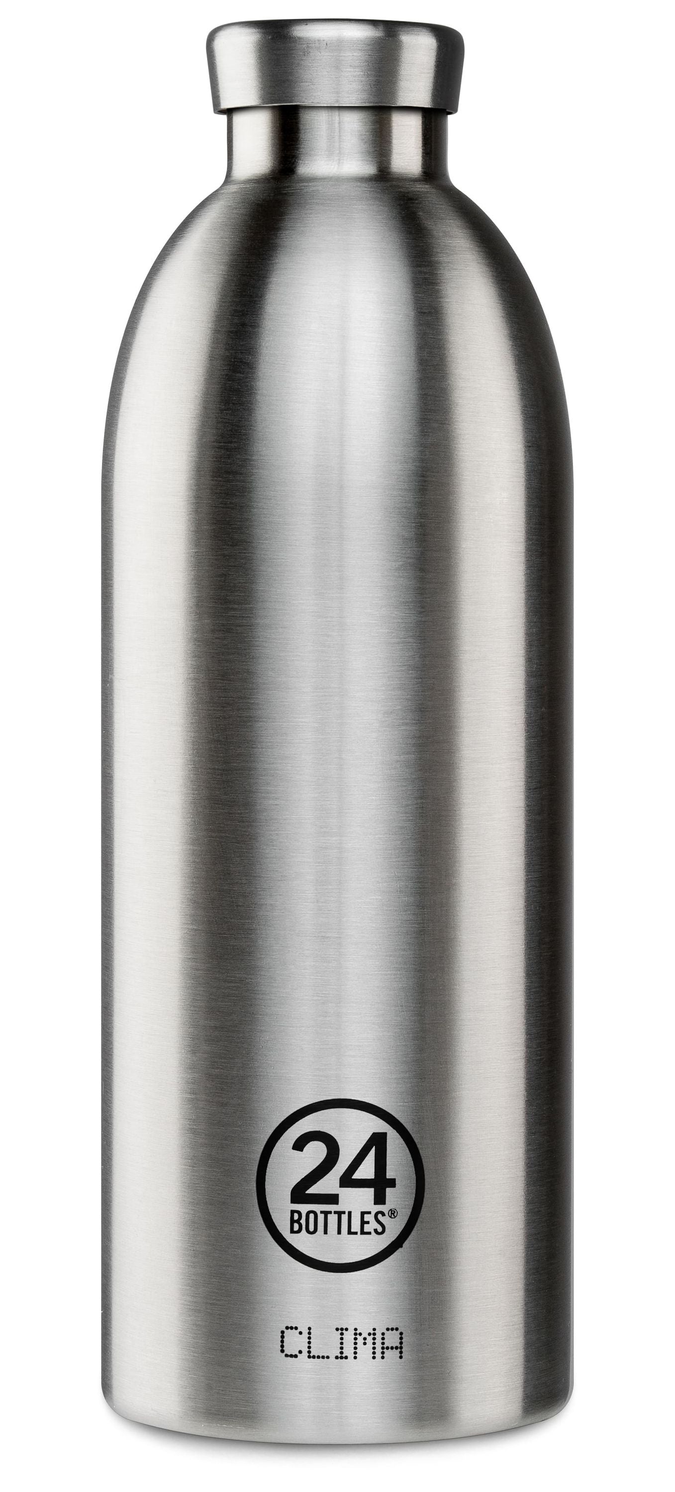 Edelstahl Trinkflasche Brushed Steel 0,85 l
