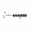 Lichterkette CLUSTER 1128 LED 10,5 m Soft Gold, schwarzes Kabel