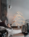 Lichterkette STRING LIGHTS 240 LED 12 m warm weiß, Silberdraht
