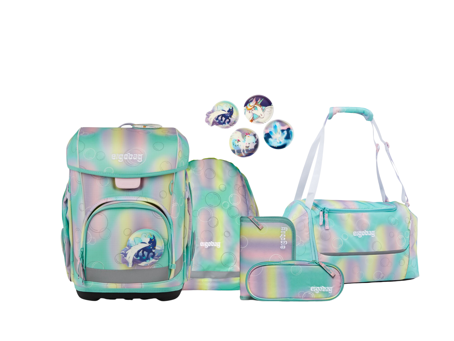 Schulranzen-Set CUBO LIGHT ZauBärwelt 6-teilig, 25/26