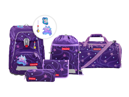 Schulranzen-Set FIT Pegasus Emily, 6-teilig