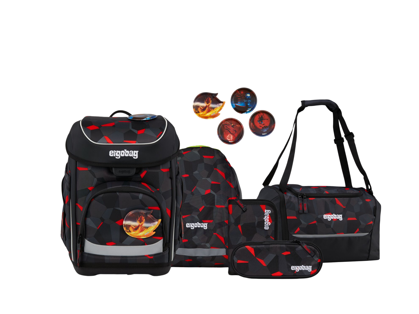 Schulranzen-Set CUBO TaekBärdo 6-teilig, 25/26