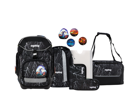 Schulranzen-Set PACK Super ReflektBär 7-teilig