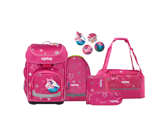 Schulranzen-Set CUBO SternzauBär 6-teilig, 25/26