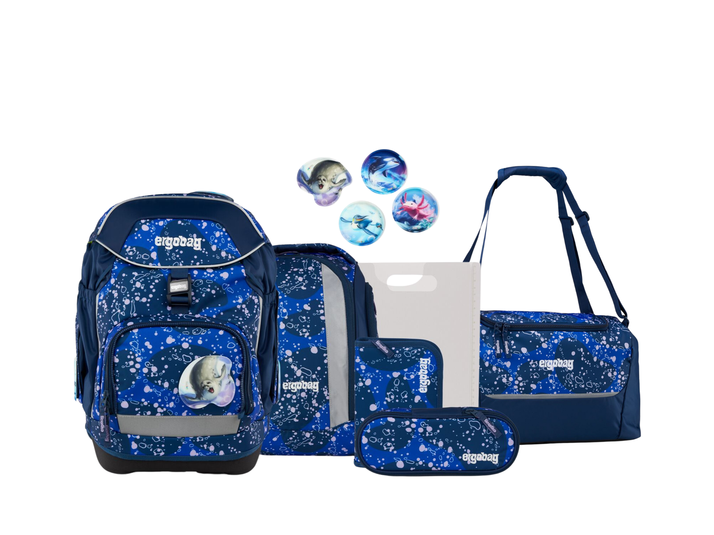 Schulranzen-Set PACK OzeanBärwohner 7-teilig