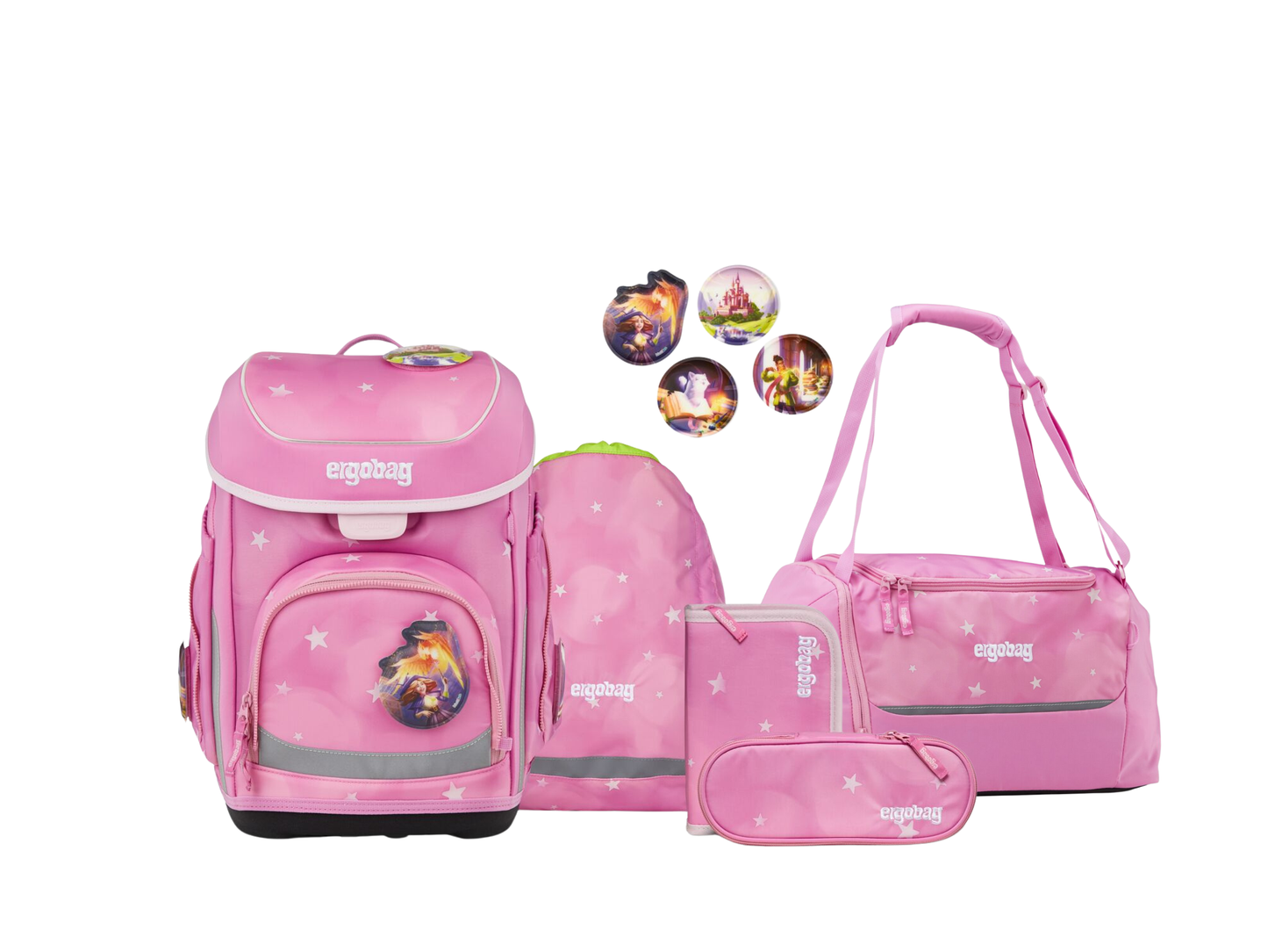 Schulranzen-Set CUBO WolkenzauBär 6-teilig, 25/26