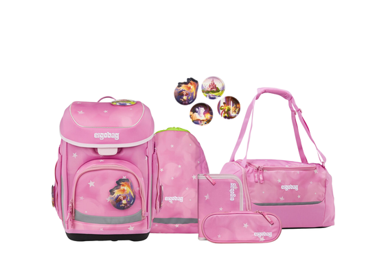 Schulranzen-Set CUBO WolkenzauBär 6-teilig, 25/26