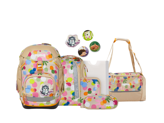 Schulranzen-Set PACK Flower PowBär 7-teilig