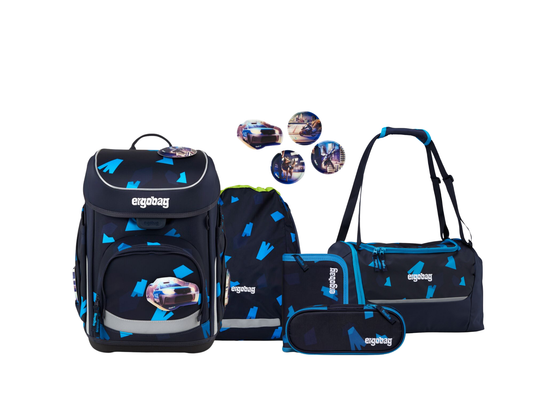 Schulranzen-Set CUBO VerfolgBärjagd 6-teilig, 25/26