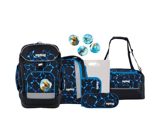 Schulranzen-Set MAXI Bärassic Garden 7-teilig