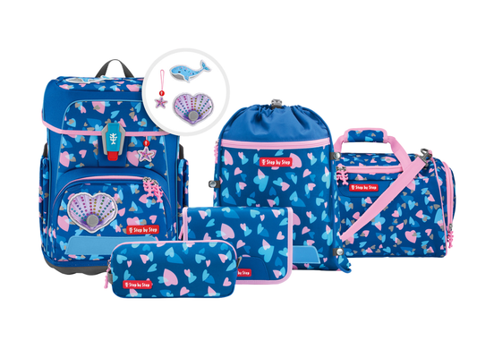 Schulranzen-Set CLOUD REFLECT Seashell Pearl 6-teilig