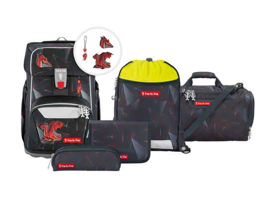 Schulranzen-Set GIANT Dragon Drako 6-teilig