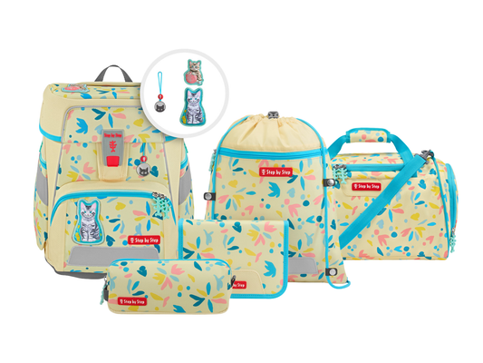 Schulranzen-Set SPACE Cat Lilly, 6-teilig