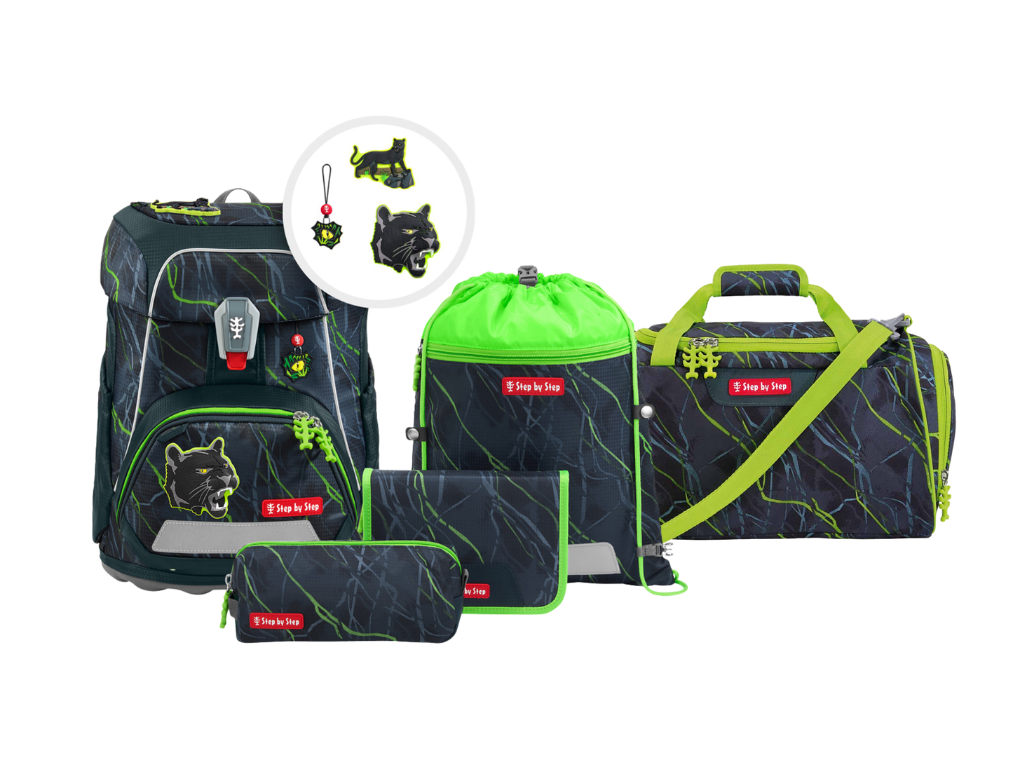 Schulranzen-Set FIT Danger Cat Chiko 6-teilig