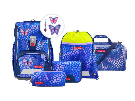 Schulranzen-Set GIANT Butterfly Maja 6-teilig