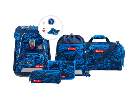 Schulranzen-Set FIT Manta Rio, 6-teilig