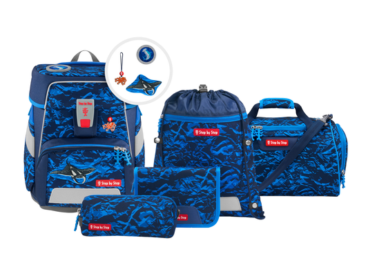 Schulranzen-Set SPACE Manta Rio, 6-teilig