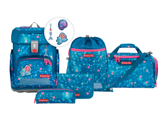 Schulranzen-Set CLOUD Mermaid Lola 6-teilig