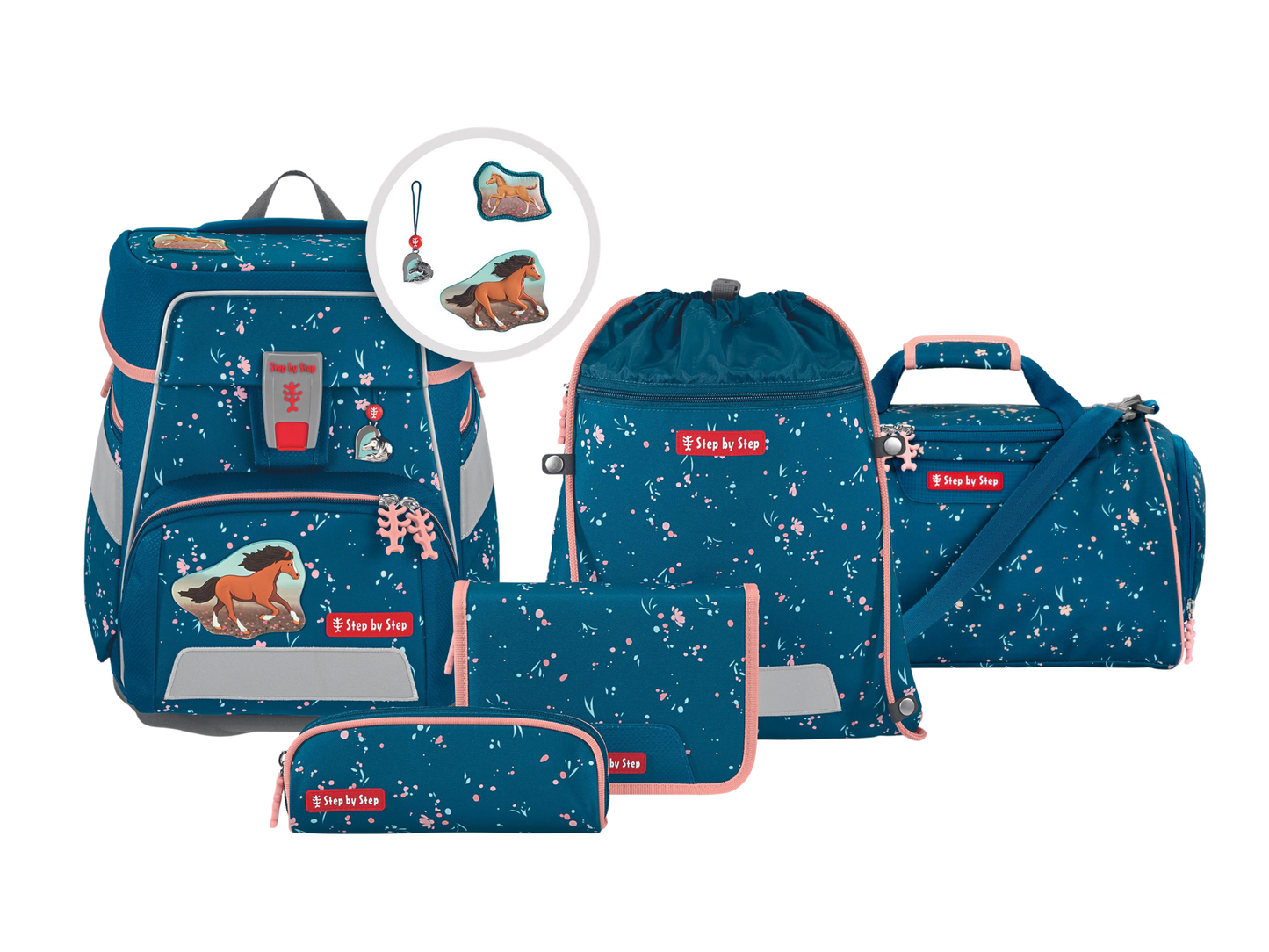 Schulranzen-Set SPACE Wild Horse Ronja 6-teilig