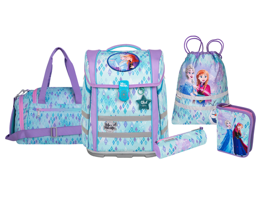 Schulranzen-Set PERFECTO, DISNEY FROZEN 6-teilig