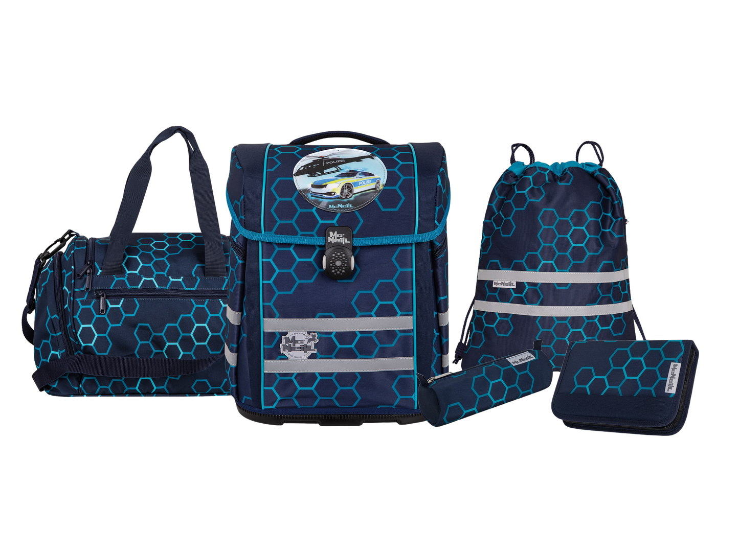 Schulranzen-Set PERFECTO, XAGON 6-teilig