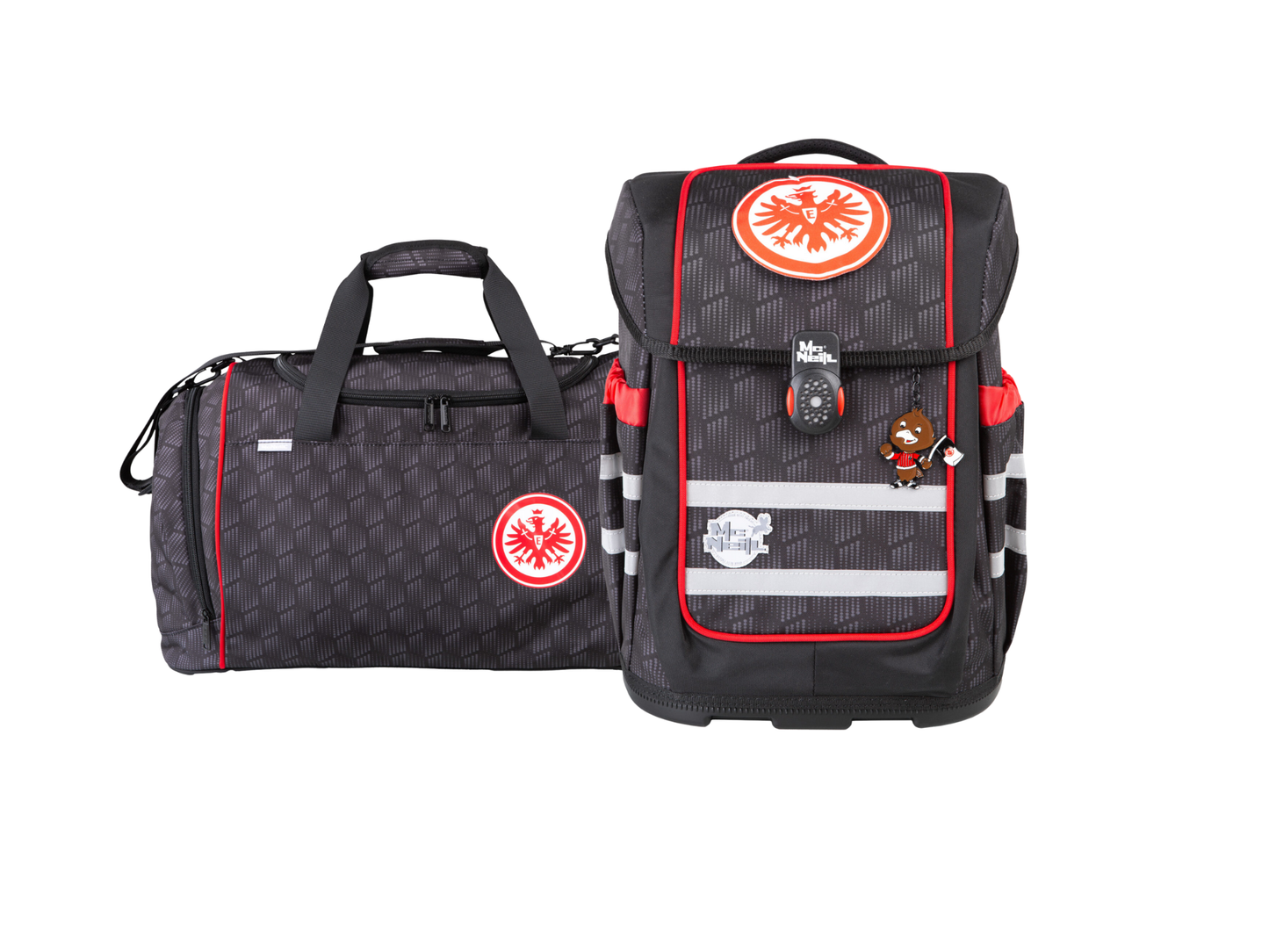 Schulranzen-Set ERGO COMPACTO, Eintracht Frankfurt 6-teilig