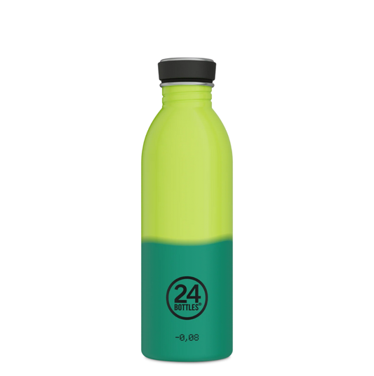 Edelstahl Trinkflasche Reactive Yellow/Green 0,5 l