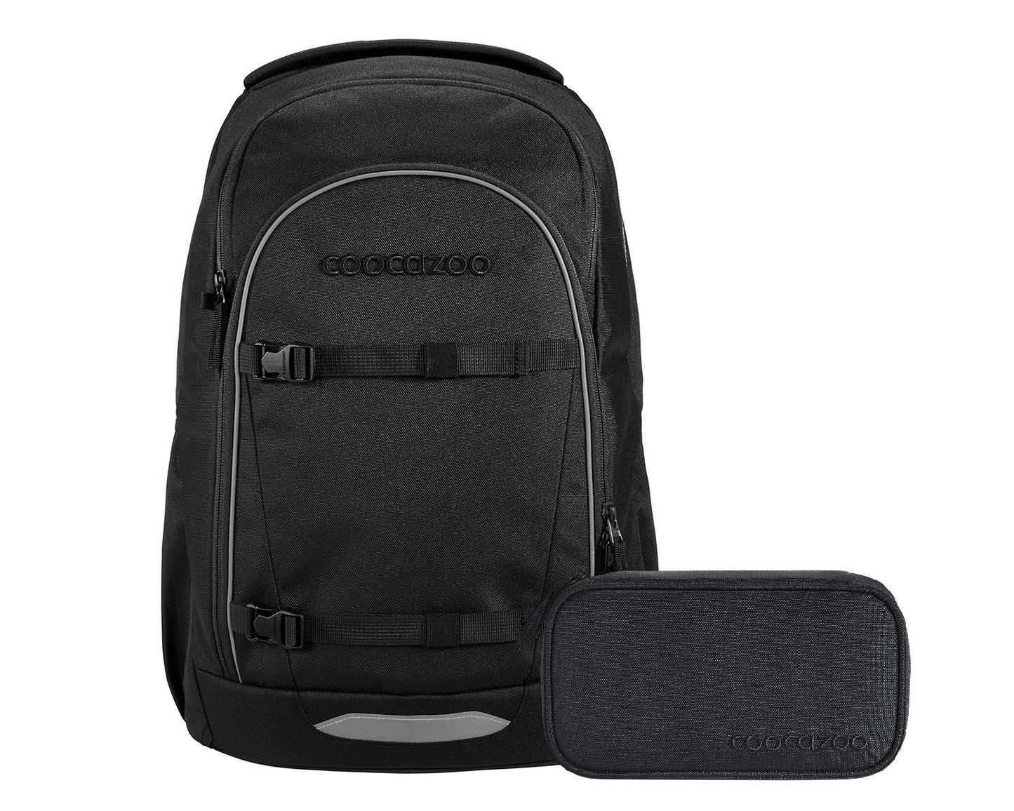 Schulrucksack-Set EVERY Midnight Black 2-teilig