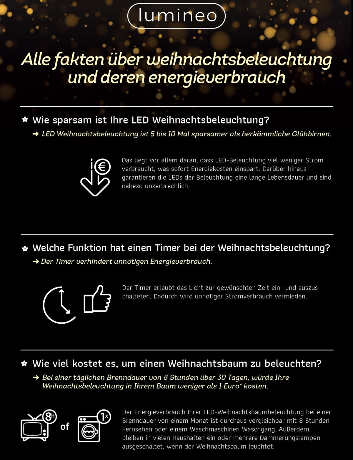B-Ware Lichterkette CLUSTER 144 LED 1,3 m warm weiß, schwarzes Kabel
