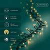 Lichterkette EXCELLENT TWINKLE 1272 LED 20 m Soft Gold schwarzes Kabel