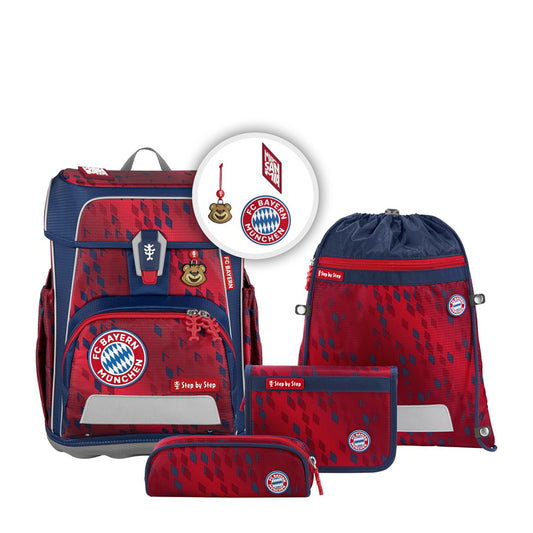 Schulranzen-Set CLOUD FC Bayern 5-teilig