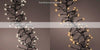 B-Ware Lichterkette CLUSTER 288 LED 2,6 m warm weiß, schwarzes Kabel