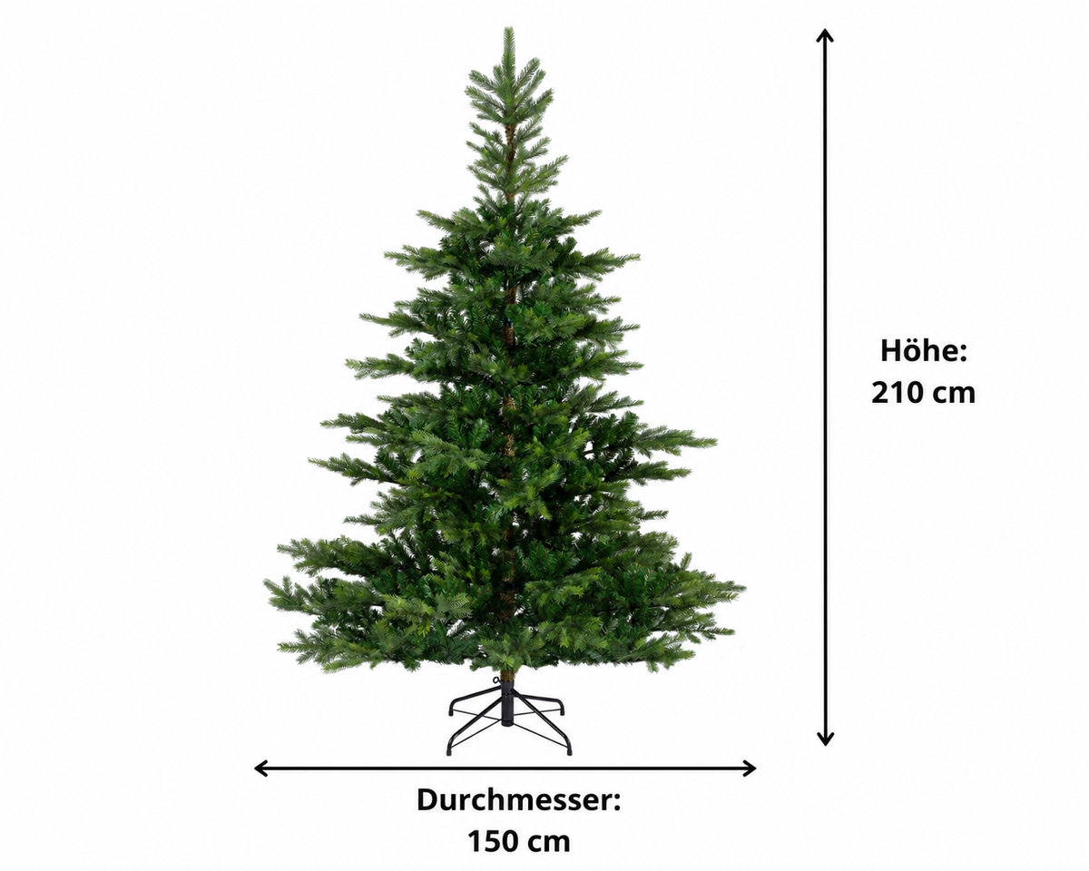 Künstlicher Weihnachtsbaum GRANDIS FIR 210 cm