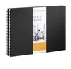 Spiral-Skizzenbuch D&S A5, 160 Seiten 140 g/m² Querformat
