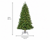 Künstlicher beleuchteter Weihnachtsbaum KENMORE FIR 180 cm