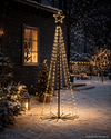 LED Metall-Baum 706 LED 240 cm Schwarz, warm weiß