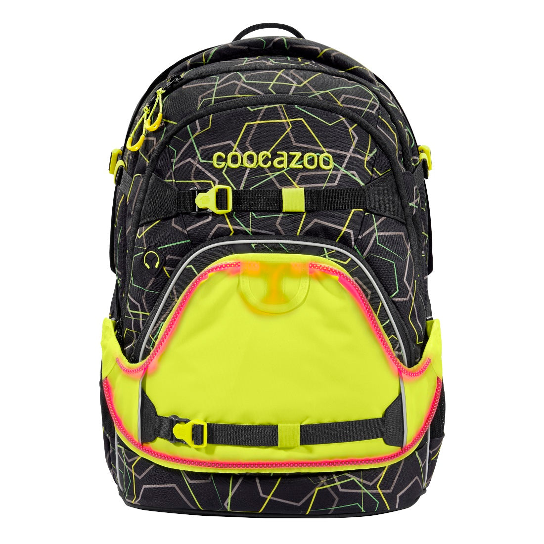 Neon Pull-Over mit LED Gelb