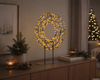 LED Deko-Leuchtring 300 LED 28 x 38 cm, klassisch warm