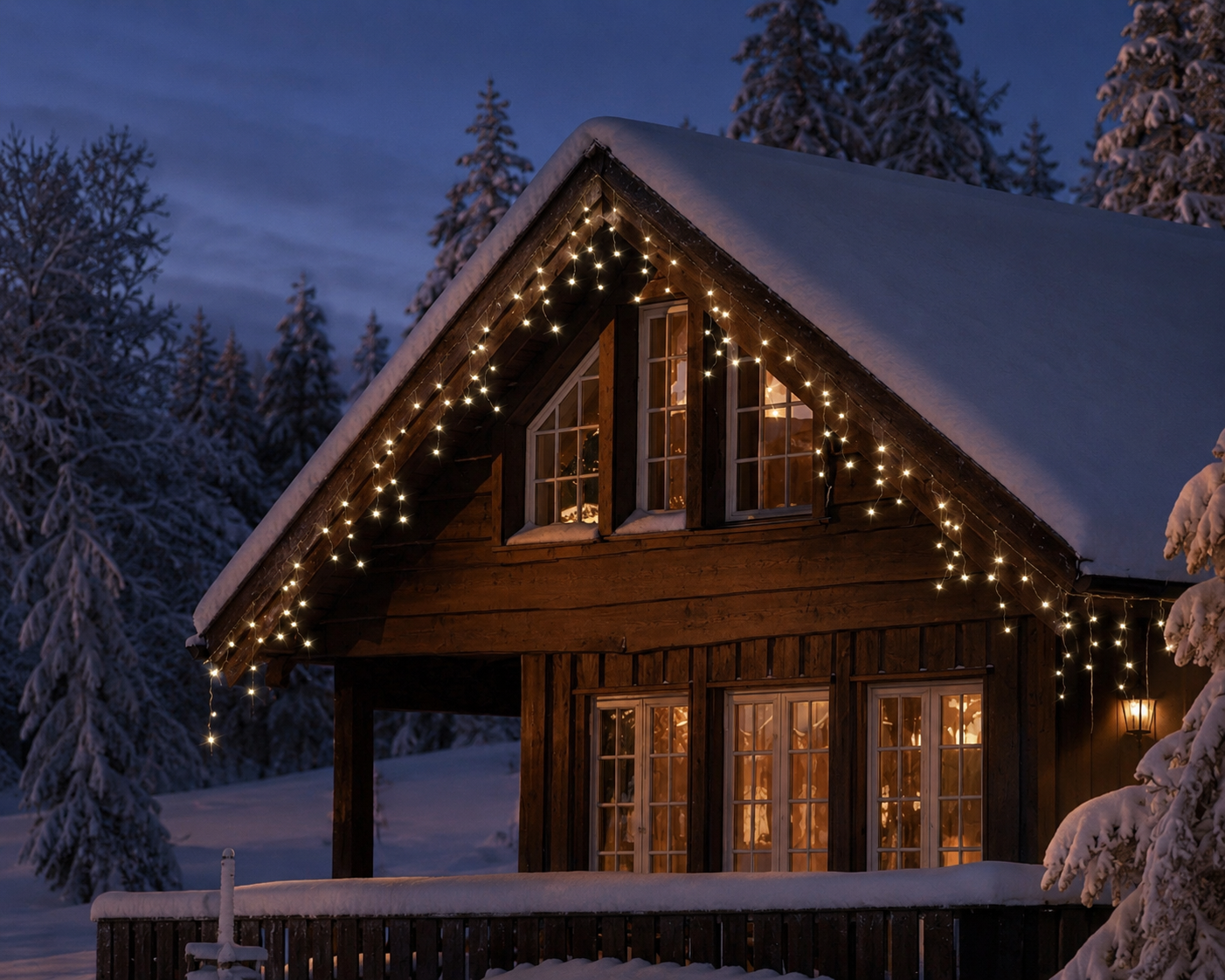 Lichtervorhang ICICLE TWINKLE 259 LED 11 m warm weiß, schwarzes Kabel