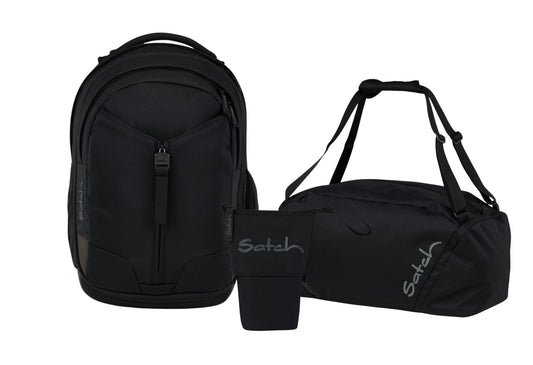 Schulrucksack-Set MATCH Blackjack 3-teilig