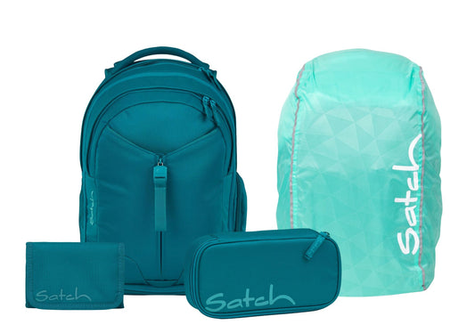Schulrucksack-Set MATCH Deep Petrol 4-teilig, Kollektion 25/26