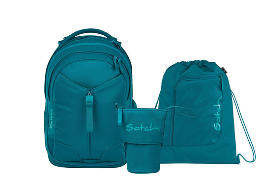 Schulrucksack-Set MATCH Deep Petrol 3-teilig, Kollektion 25/26