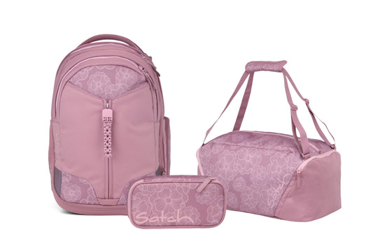 Schulrucksack-Set MATCH Magnolia Dream 3-teilig