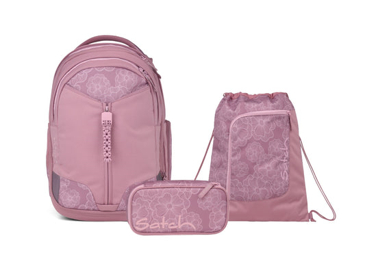 Schulrucksack-Set MATCH Magnolia Dream 3-teilig