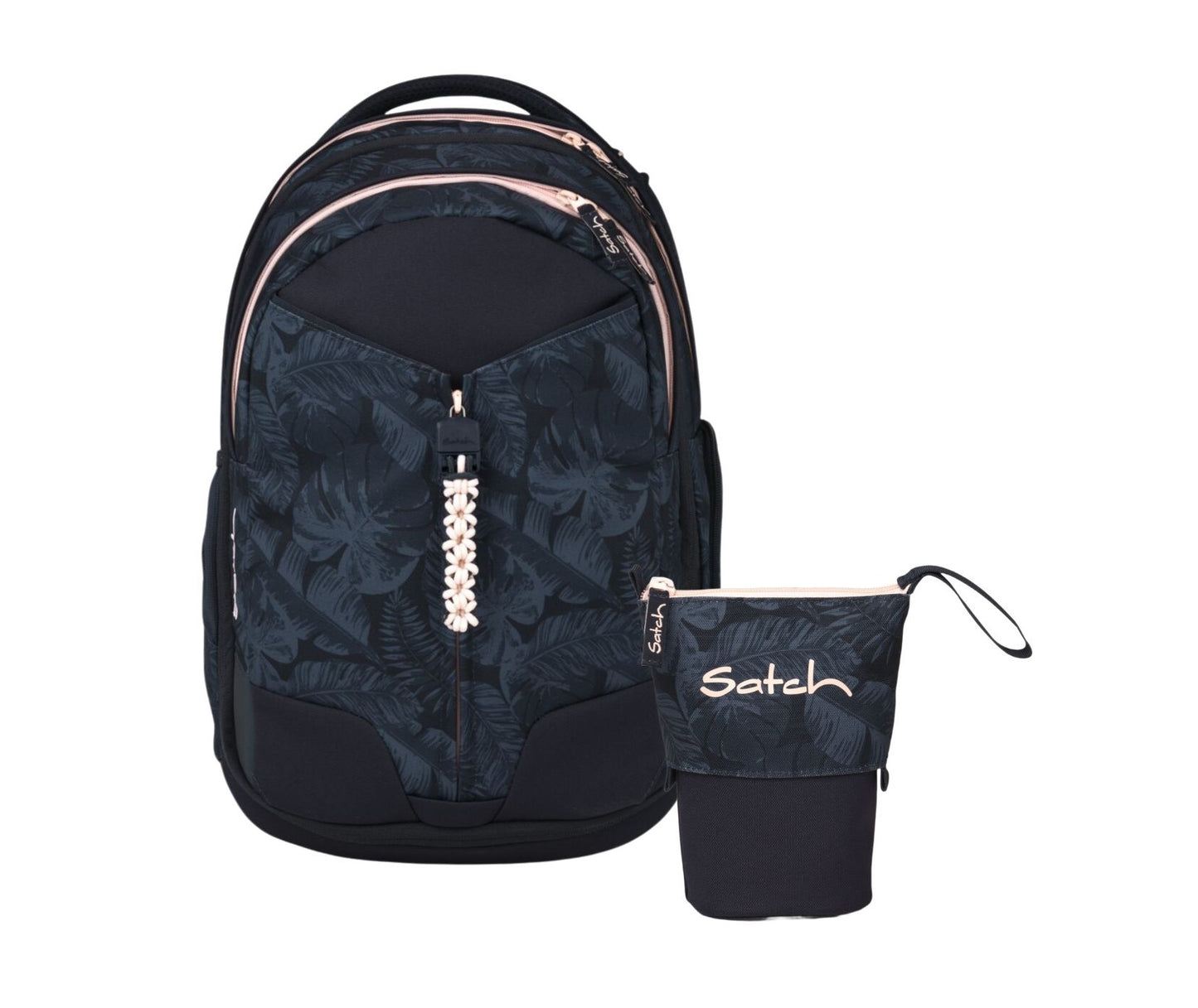 Schulrucksack-Set MATCH Midnight Jungle 2-teilig